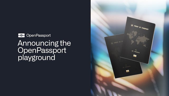 Announcing the OpenPassport playground